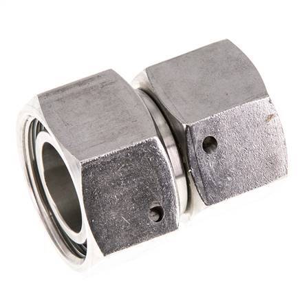 22L & 28L Edelstahl gerade mit Drehgelenk 160 bar FKM O-Ring Dichtungskonus ISO 8434-1