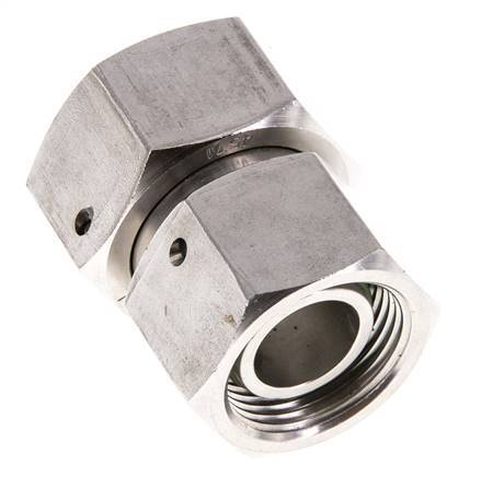 22L & 28L Edelstahl gerade mit Drehgelenk 160 bar FKM O-Ring Dichtungskonus ISO 8434-1