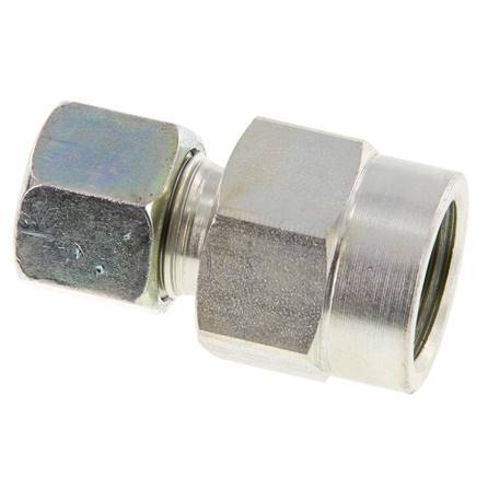 10S & G1/2'' Verzinkte Stahlverschraubung mit Innengewinde für Druckmessgeräte 630 bar ISO 8434-1
