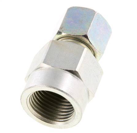 10S & G1/2'' Verzinkte Stahlverschraubung mit Innengewinde für Druckmessgeräte 630 bar ISO 8434-1