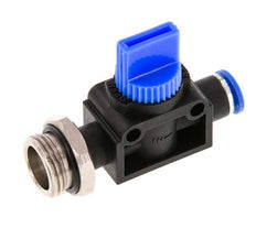 3/2-Wege-Absperr-Handventil 6 mm - G3/8'' Kunststoff/Messing Rohrseitige Entlüftung