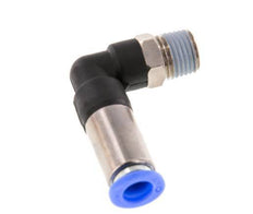 Steckverschraubung 8mm & R1/4'' männlich Selbstsicherndes Winkelstück Messing/PBT 0-10bar (0-145psi)