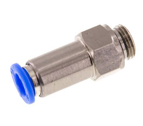 Push-In-Rückschlagventil 8mm & G1/4'' Außengewinde Messing/PBT 0,2-10bar (3-145psi) Schlauchgewinde