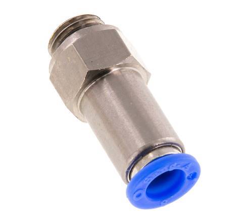 Push-In-Rückschlagventil 8mm & G1/4'' Außengewinde Messing/PBT 0,2-10bar (3-145psi) Schlauchgewinde