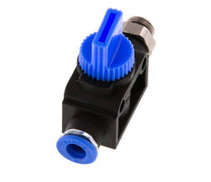 3/2-Wege-Absperr-Handventil 6 mm - G1/8'' Kunststoff/Messing Gewindeseitige Entlüftung