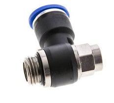 Durchflussregelungs-Schalldämpfer Auslasskrümmer 10 mm - G1/4'' Messing/PA 66 Schlitzschraube