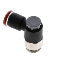 Durchflussregelventil Meter-In-Winkelstück 12 mm - G1/2'' Messing/PA 66 Sicherungsmutter