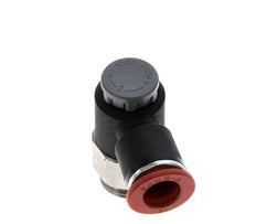 Durchflussregelventil Meter-In-Winkelstück 12 mm - G1/2'' Messing/PA 66 Sicherungsmutter