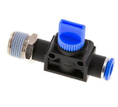 3/2-Wege-Absperr-Handventil 8 mm - R3/8'' Kunststoff/Messing Rohrseitige Entlüftung
