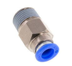 Steckverschraubung 8mm & R3/8'' männlich Selbstsichernd Messing/PBT 0-10bar (0-145psi)