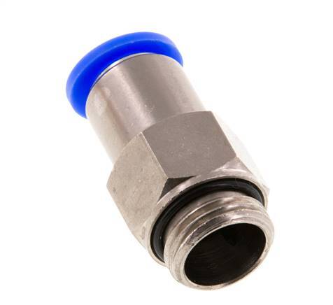 Steckverschraubung 12mm & G1/2'' Außengewinde Selbstverriegelung Messing/PBT 0-10bar (0-145psi)