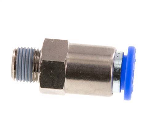 Push-In-Rückschlagventil 8mm & R1/8'' Außengewinde Messing/PBT 0,2-10bar (3-145psi) Gewinde-Schlauch