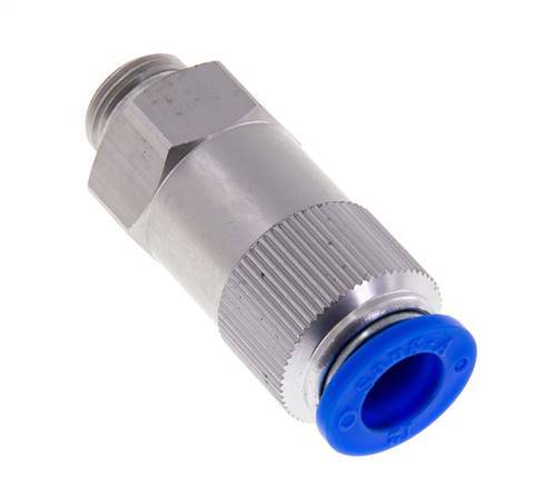 Push-In-Rückschlagventil 12mm & G3/8'' Außengewinde Aluminium 0,2-10bar (3-145psi) Schlauch