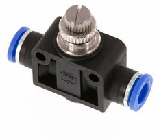 Drosselschalldämpfer gerade 8 mm Messing/PA 66