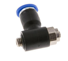 Durchflussregelungs-Schalldämpfer Auslaufkrümmer 4 mm - M5 Messing/PA 66 Schlitzschraube