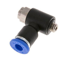 Durchflussregelungs-Schalldämpfer Auslaufkrümmer 4 mm - M5 Messing/PA 66 Schlitzschraube