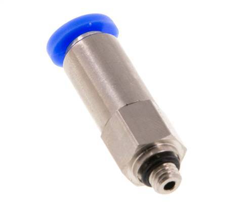 Steckverschraubung 4mm & M5 männlich Selbstsichernd Messing/PBT 0-10bar (0-145psi)