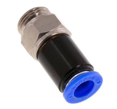 12mm & G1/2'' Drehgelenk Einsteck-Außengewinde Vernickeltes Messing/PBT NBR Drehbar