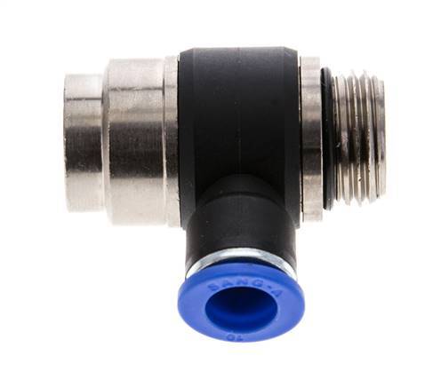 Durchflussregelungs-Schalldämpfer Auslasskrümmer 10 mm - G1/2'' Messing/PA 66 Schlitzschraube