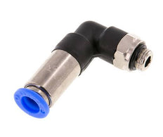 Steckverschraubung 8mm & G1/8'' männlich Selbstsicherndes Winkelstück Messing/PBT 0-10bar (0-145psi)
