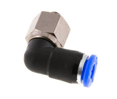 6mm & M5 Ellbogen-Drehgelenk Einsteck-Außengewinde Vernickeltes Messing/PBT NBR Drehbar
