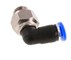 4mm & G1/8'' Winkel-Drehgelenk Einsteck-Außengewinde Vernickeltes Messing/PBT NBR Drehbar
