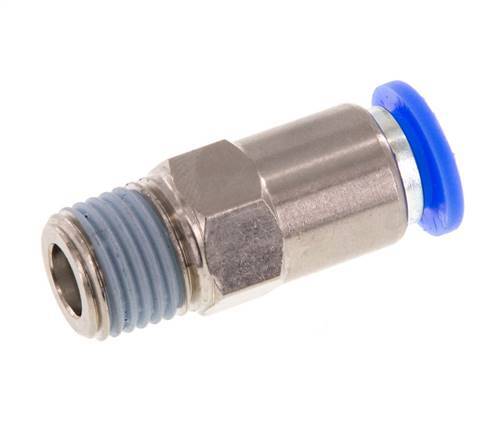 Push-In-Rückschlagventil 8mm & R1/4'' Außengewinde Messing/PBT 0,2-10bar (3-145psi) Gewinde-Schlauch