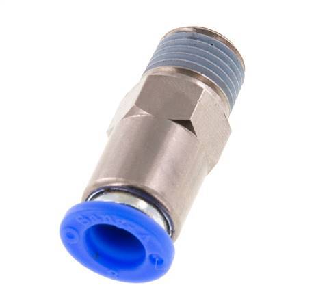 Push-In-Rückschlagventil 8mm & R1/4'' Außengewinde Messing/PBT 0,2-10bar (3-145psi) Gewinde-Schlauch