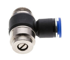Durchflussregelungs-Schalldämpfer Auslasskrümmer 12 mm - G1/2'' Messing/PA 66 Schlitzschraube
