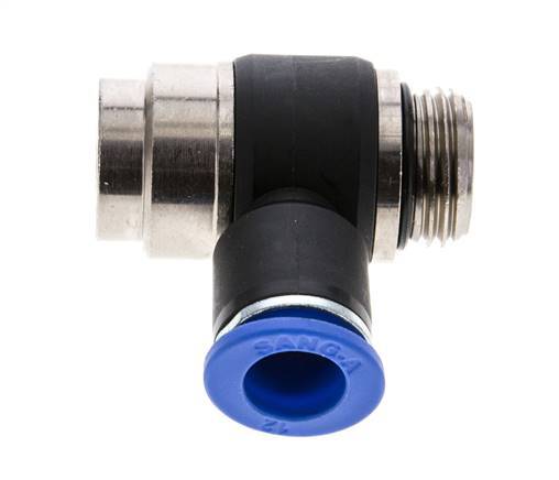 Durchflussregelungs-Schalldämpfer Auslasskrümmer 12 mm - G1/2'' Messing/PA 66 Schlitzschraube