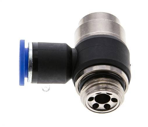 Durchflussregelungs-Schalldämpfer Auslasskrümmer 12 mm - G1/2'' Messing/PA 66 Schlitzschraube