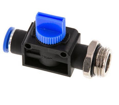 3/2-Wege-Absperr-Handventil 10 mm - R3/8'' Kunststoff/Messing Gewindeseitige Entlüftung