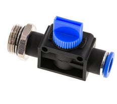 3/2-Wege-Absperr-Handventil 10 mm - R3/8'' Kunststoff/Messing Gewindeseitige Entlüftung