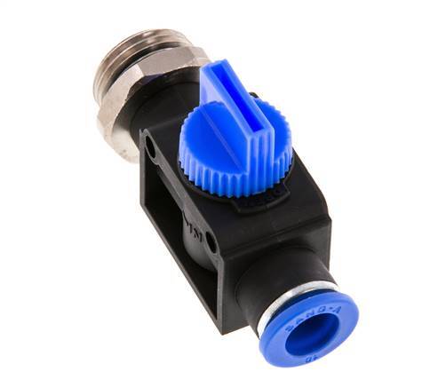 3/2-Wege-Absperr-Handventil 10 mm - R3/8'' Kunststoff/Messing Gewindeseitige Entlüftung