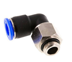 12mm & G3/8'' Winkel-Drehgelenk Einsteck-Außengewinde Vernickeltes Messing/PBT NBR Drehbar