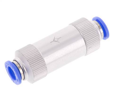 Push-In-Rückschlagventil 10mm Aluminium 0,2-10bar (3-145psi)