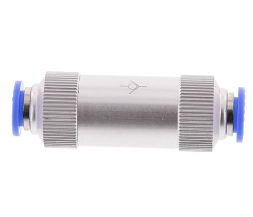 Push-In-Rückschlagventil 10mm Aluminium 0,2-10bar (3-145psi)