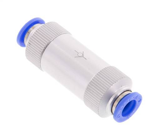 Push-In-Rückschlagventil 10mm Aluminium 0,2-10bar (3-145psi)