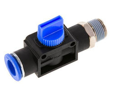 3/2-Wege-Absperr-Handventil 12 mm - R3/8'' Kunststoff/Messing Gewindeseitige Entlüftung