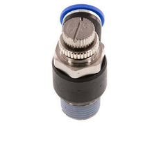Durchflussregelungs-Schalldämpfer-Abflusswinkel 10 mm - R3/8'' Messing/PA 66
