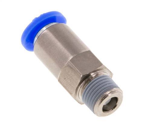 Push-In-Rückschlagventil 6mm & R1/8'' Außengewinde Messing/PBT 0,2-10bar (3-145psi) Gewinde-Schlauch