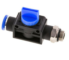 3/2-Wege-Absperr-Handventil 10 mm - G1/4'' Kunststoff/Messing Rohrseitige Entlüftung