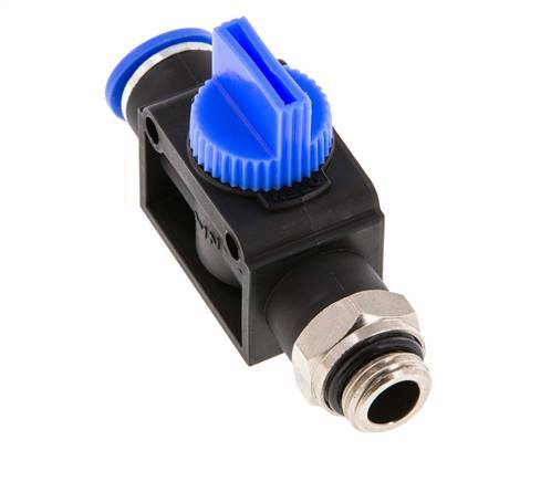 3/2-Wege-Absperr-Handventil 10 mm - G1/4'' Kunststoff/Messing Rohrseitige Entlüftung