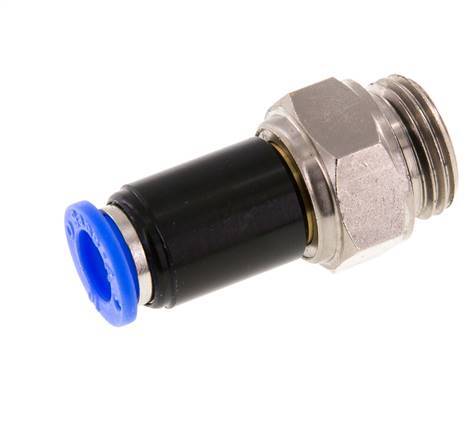 10mm & G1/2'' Drehgelenk Einsteck-Außengewinde Vernickeltes Messing/PBT NBR Drehbar
