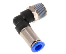 Steckverschraubung 10mm & R1/2'' männlich Selbstsicherndes Winkelstück Messing/PBT 0-10bar (0-145psi)