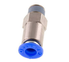 Push-In-Rückschlagventil 6mm & R1/8'' Außengewinde Messing/PBT 0,2-10bar (3-145psi) Schlauchgewinde