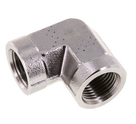 90 Grad abgewinkeltes Anschlussstück G1/2'' Innengewinde Hochdruck-Edelstahl 225bar (3161.25psi) Hydraulisch