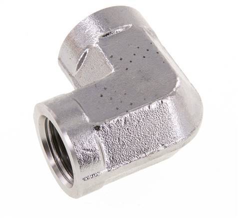 90 Grad abgewinkeltes Anschlussstück G1/2'' Innengewinde Hochdruck-Edelstahl 225bar (3161.25psi) Hydraulisch