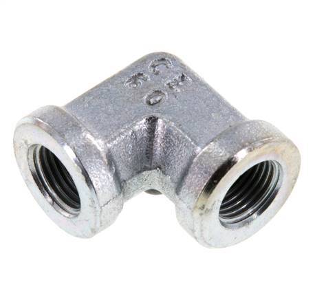 90 Grad abgewinkelte Verschraubung G1/8'' Innengewinde Hochdruckstahl 350bar (4917.5psi) Hydraulik