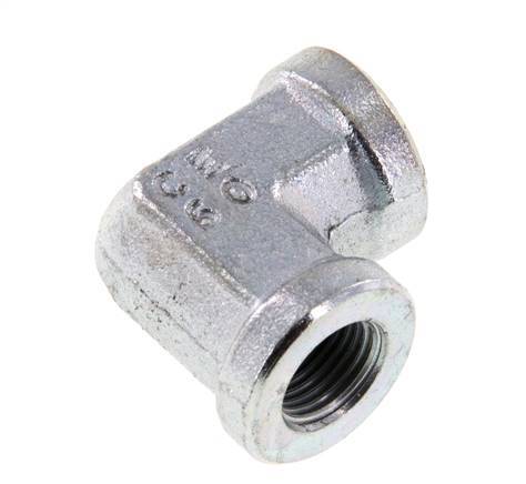 90 Grad abgewinkelte Verschraubung G1/8'' Innengewinde Hochdruckstahl 350bar (4917.5psi) Hydraulik
